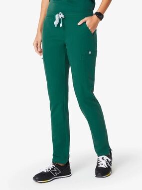 FIGS Yola Skinny Scrub Pants hunter Green TW2000 R Women's Size Small